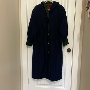 Wolfstaedter Frachten wool coat with hood